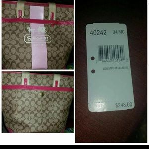 Authentic coach purse